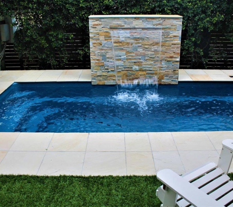 SJ Pools & Spas - Millbank, QLD. Courtyard
