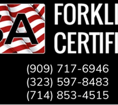 USA Forklift Certification - Anaheim, CA