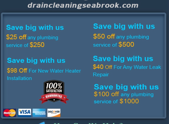 DRAIN CLEANING SEABROOK TEXAS - Seabrook, TX