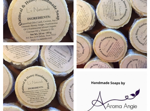 L's Naturals - Desoto, TX. L's New Handmade Soaps by AromaAngie Line.