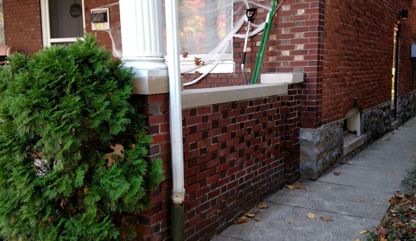 City Brick Restorations - Lancaster, PA. We rebuilt this porch wall on N. West End Ave.