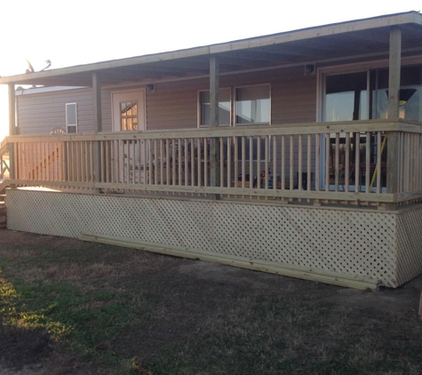 Downhome Fence and Deck - Irving, TX. Another view of my porch.