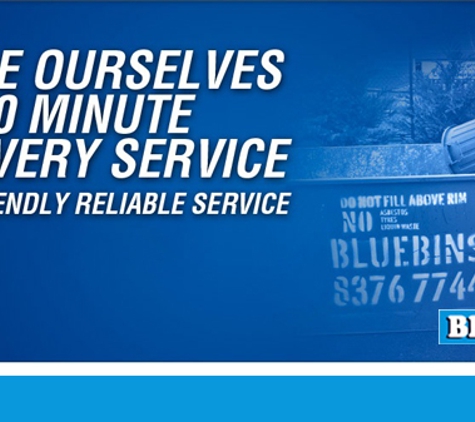 Blue Bins Waste Pty Ltd & Kangaroo Bin Hire Pty Ltd - North Plympton, SA. Pride Ourselves On 90 Minute Delivery Service