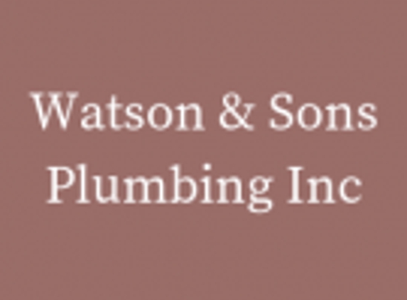 Watson & Sons Plumbing Inc - Washington, PA