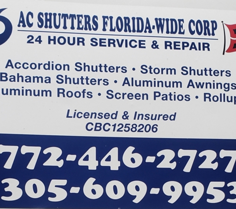 AC Shutter Florida Wide