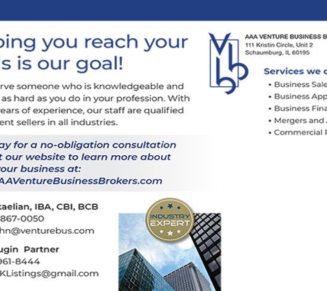 AAA Venture Business Brokers, Ltd. - Schaumburg, IL