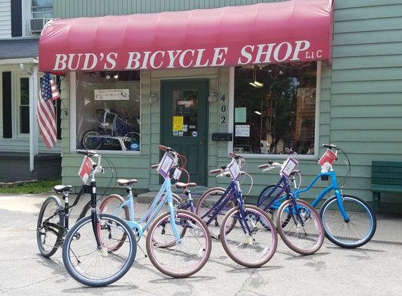 Bud's Bicycle Shop - Upper Sandusky, OH. Sales, repairs quality bicycles. Accessories