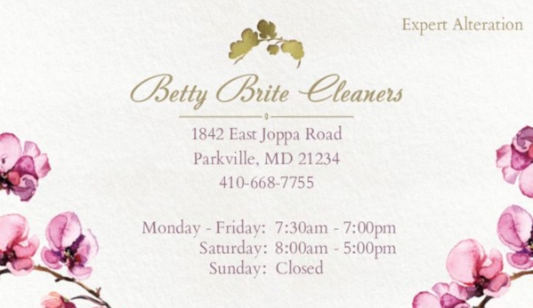 Betty Brite Cleaners - Parkville, MD