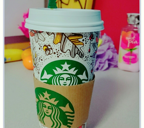 Starbucks Coffee - Rosemead, CA. New design for the season, pretty!  Try their Punkin Spice Latte (PSL)!