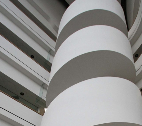 Conrad Swart Plastering Services - Adelaide, SA. Plastering Structural Columns SAHMRI Building