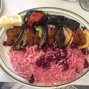 Raffi's Place - Glendale, CA. Lamb kebab with cherry rice