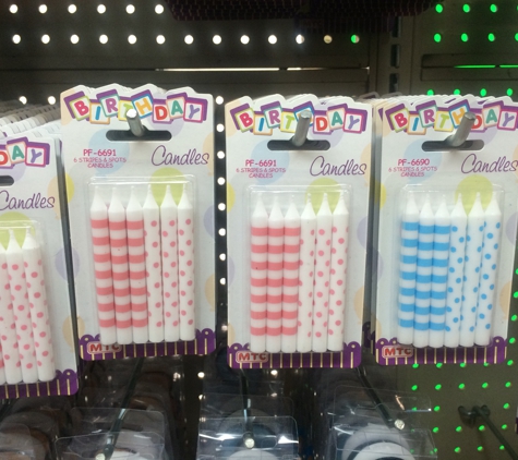 Dollar King - Glendale, CA. Birthday candles