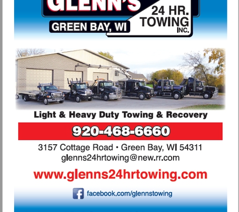 Glenn's 24 Hour Towing Inc - Green Bay, WI