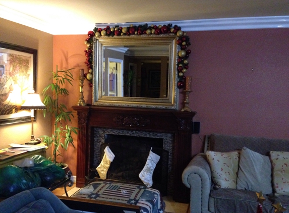 Rogers painting - Anaheim, CA. And I love the color on my mantel fireplace   ����