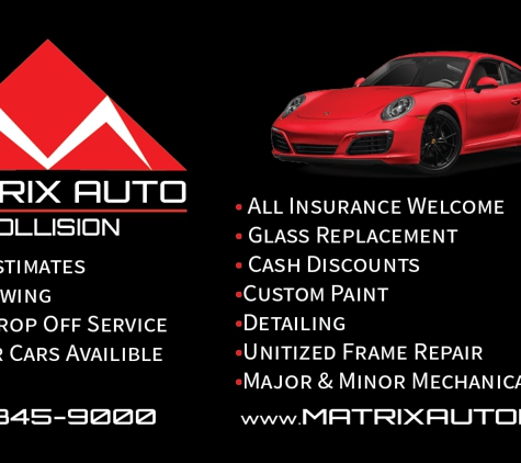 Matrix Auto Collision - Detroit, MI. business cards