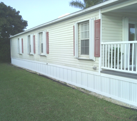 Land Repair & Maintenance - Plantation, FL. skirting installed