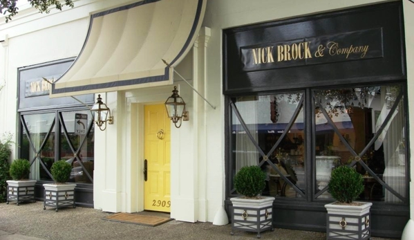 Nick Brock Antiques - Dallas, TX. NICK BROCK Antiques

2909 N. Henderson Ave.

shop facade design by Julio Quinones