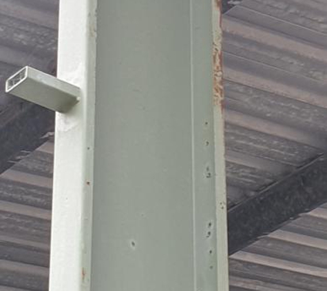 Ben O'Donovan Painting Services - Yandina Creek, QLD. Rust coming back through less than 12 months after being painted.