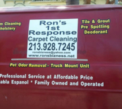 Ron's 1st Response Carpet Cleaning Service - Los Angeles, CA