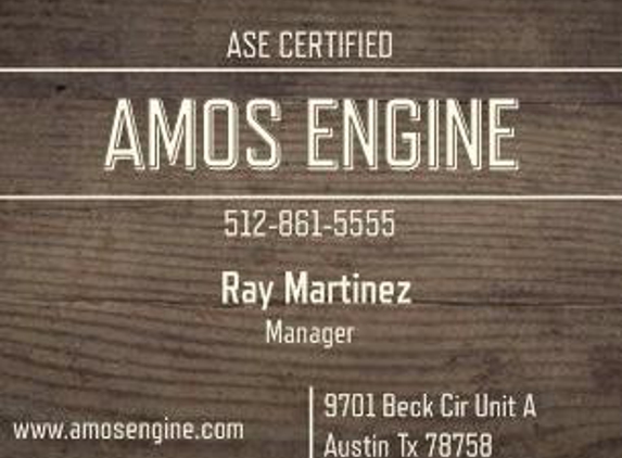 Amos Engine Installation - Austin, TX
