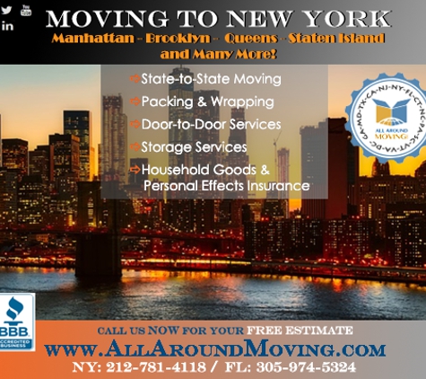 All Around Moving Services Company - Bronx, NY