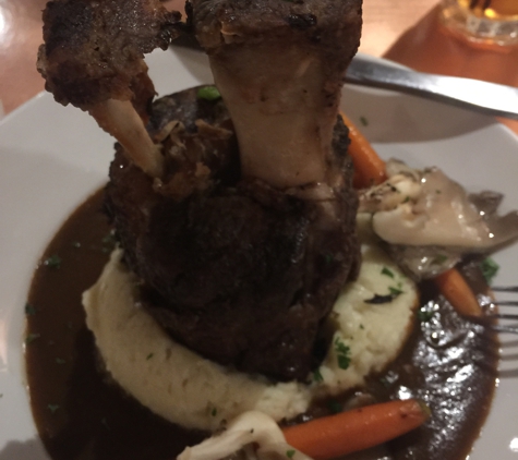 Celebration - Dallas, TX. enjoying tonight's special, the Pork Osso Bucco