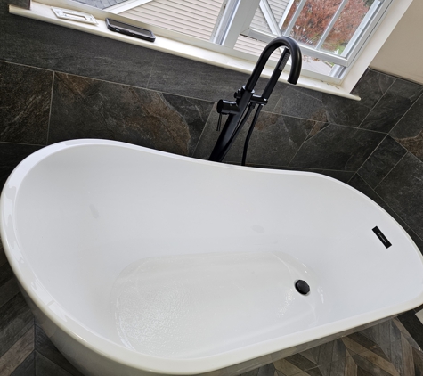 Sidekick Plumbing Inc - Morristown, NJ. Free standing tub installation