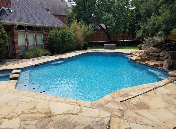 Aquamaid Pool Techs Inc. - Fort Worth, TX. Our new plaster!
Beautiful!!!