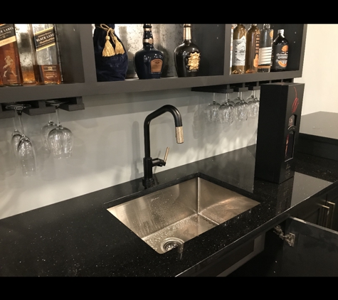 All Clear Plumbing - Belleville, NJ. Hands free Bar sink faucet install 