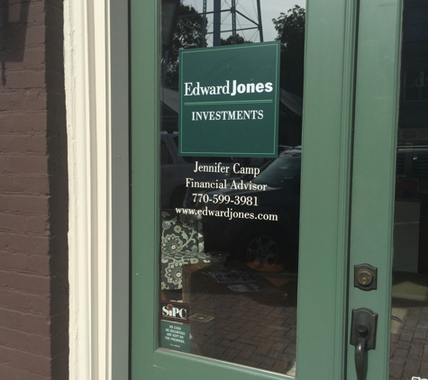 Edward Jones - Financial Advisor: Jennifer E Camp, ChFC®|AAMS™ - Senoia, GA. Door.