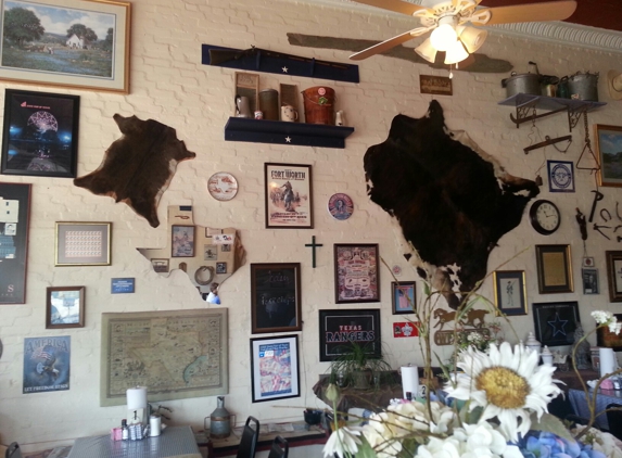 Pioneer Cafe - Sulphur Springs, TX. The walls of this historic cafe tell the history of Texas!