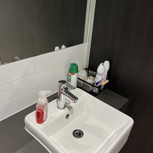Beaurex Cleaning Services - Briar Hill, VIC. Restroom sink area detailed and disinfected by Beaurex Cleaning – Melbourne. Clean presentation and hygiene maintained with care.