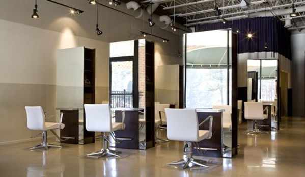 W. Daly Salon Spa - Peachtree City, GA. Stylist chairs at W. Daly Salon Spa, Peachtree City's premier Aveda Salon and Spa.
