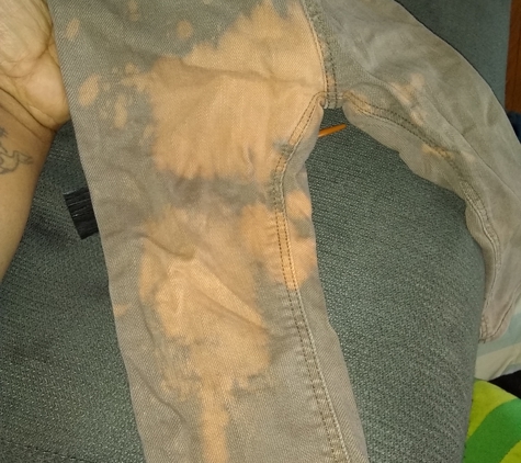 Bible Babies Child Development Center - Capitol Heights, MD. My 1 year old son was left alone. Unfortunately, there was a toy filled with bleach. I have the incident report. These are his pants.