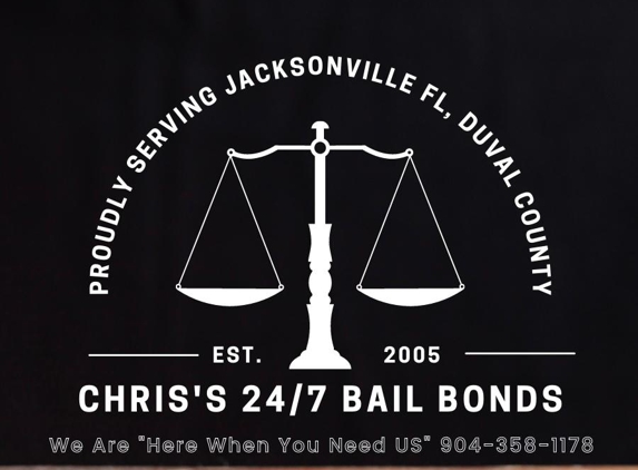 Chris's 24/7 Bail Bonds, Inc. - Jacksonville, FL. Providing Bail Bond services in Jacksonville, FL since 2005.