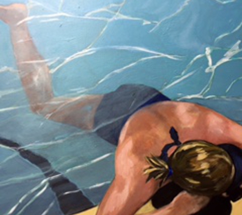 The Art Students League of New York Vytlacil Campus - Sparkill, NY. Swimmer in a Pool