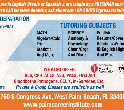 Palm Career Training Institute - West Palm Beach, FL