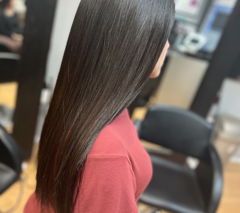 Nue Image Beauty Shop - Denton, TX. Keratin smoothing treatment