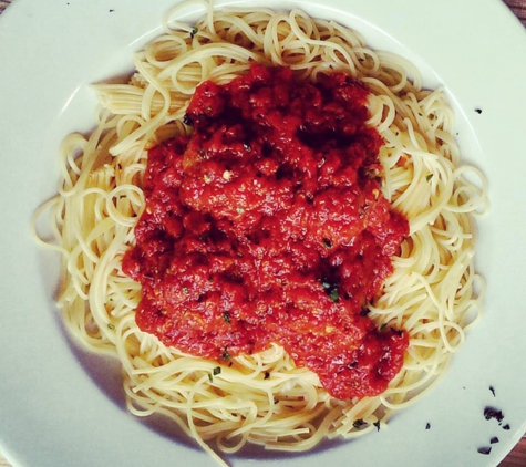 Meatball District - Kansas City, MO. Meatball w Classic Tomato Sauce Spaghetti