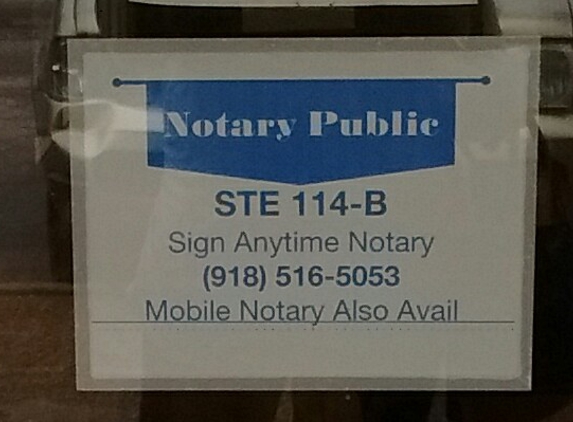 Sign Anytime Notary - Tulsa, OK