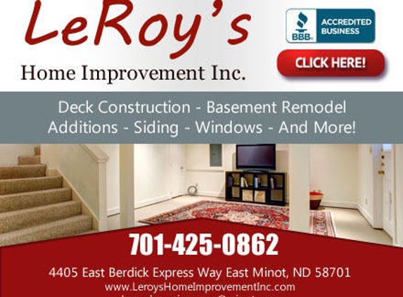 LeRoy's Home Improvement, Inc. - Minot, ND