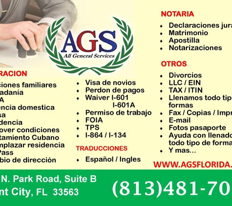 AGS All General Services - Plant City, FL