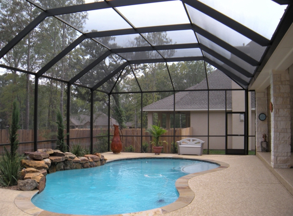 N and V Patio, Construction & Remodeling, LLC - Houston, TX. nandvllc.com Pool Screen Enclosure