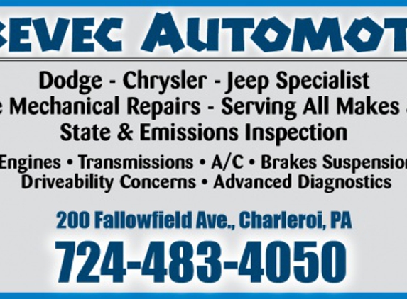 Debevec Automotive - Charleroi, PA