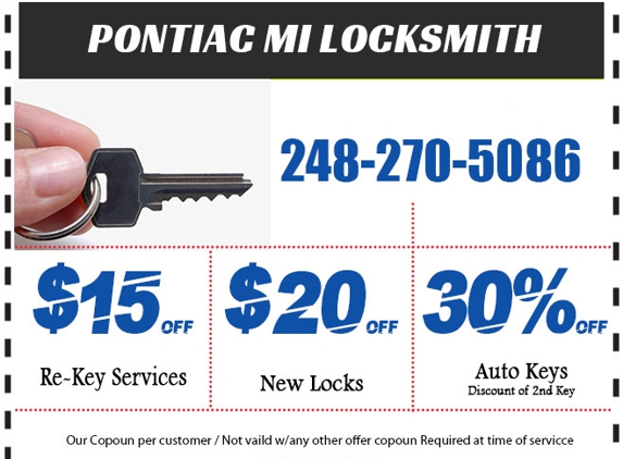 Pontiac MI Locksmith - Pontiac, MI