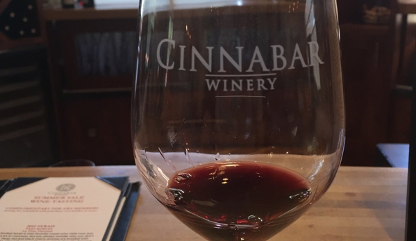 Cinnabar Winery Tasting Room - Saratoga, CA