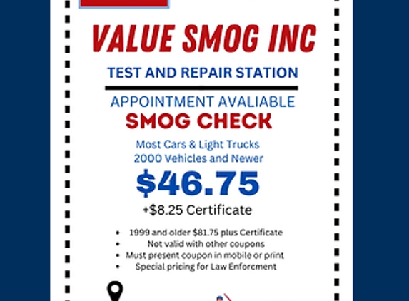Value Smog Inc - Cathedral City, CA