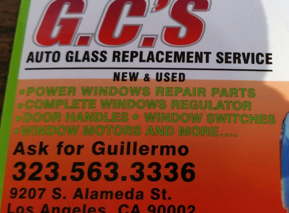 G C's Auto Glass - Los Angeles, CA. 323)563-3336