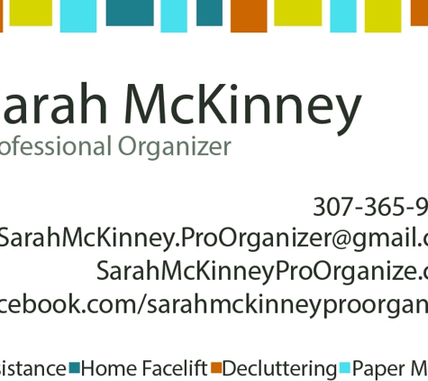 Sarah McKinney Professional Organizer - Cheyenne, WY