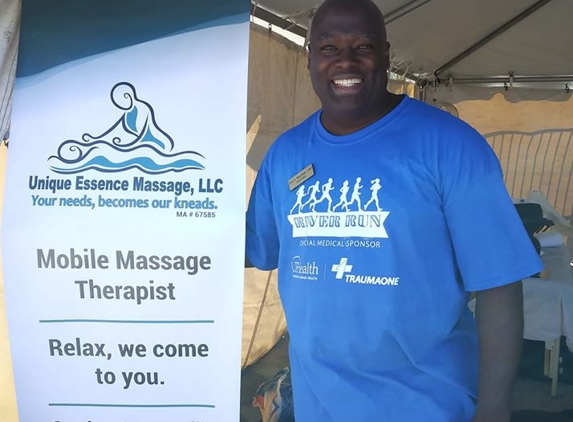 Unique Essence Massage - Jacksonville, FL. Provided Sports massages at the 2020 Gate River Run